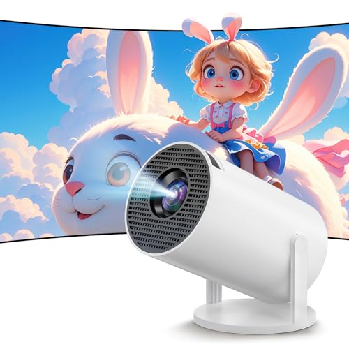 【新品未使用】4K対応　ホワイト プロジェクター BSK01 Amazon | Billos プロジェクター 小型 【270°回転・超軽量465g】【4K