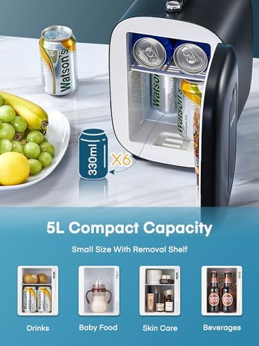 Portable 5L Mini Fridge - Compact Cooler for Home & Travel - Image 4