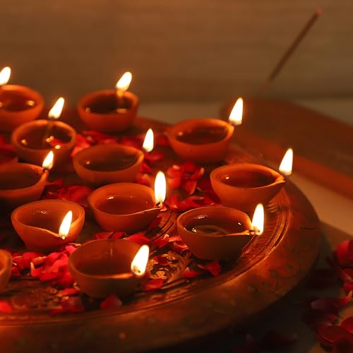 Diyas for Puja Clay Diya Diwali Diyas - Diyas for