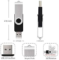 KOOTION 10 Stück USB Sticks 32GB Speicher Set 10er Pack flash-Laufwerke – Ansicht 5