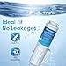 Waterdrop UKF8001 Refrigerator Water Filter 4, Replacement for Whirlpool® EDR4RXD1, EveryDrop® Filter 4, Maytag® UKF8001AXX-750, UKF8001AXX-200, 46-9006, Puriclean II, WD-F07, 3 Filters