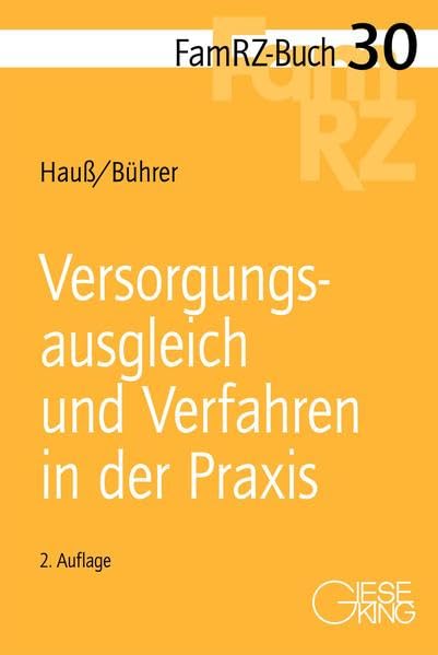 Versorgungsausgleich und Verfahren in der Praxis (FamRZ-Buch)