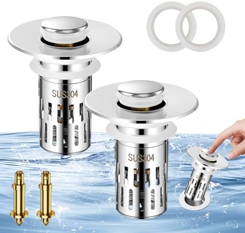 Stainless Steel Sink Drain Filters for Bathroom and Hand Wash Sinks ...