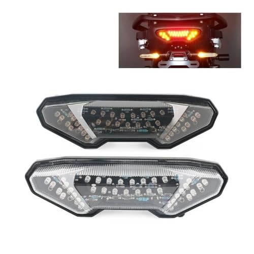 Feu arrière LED moto clignotant stop visible anti-collision MT09 Tracer