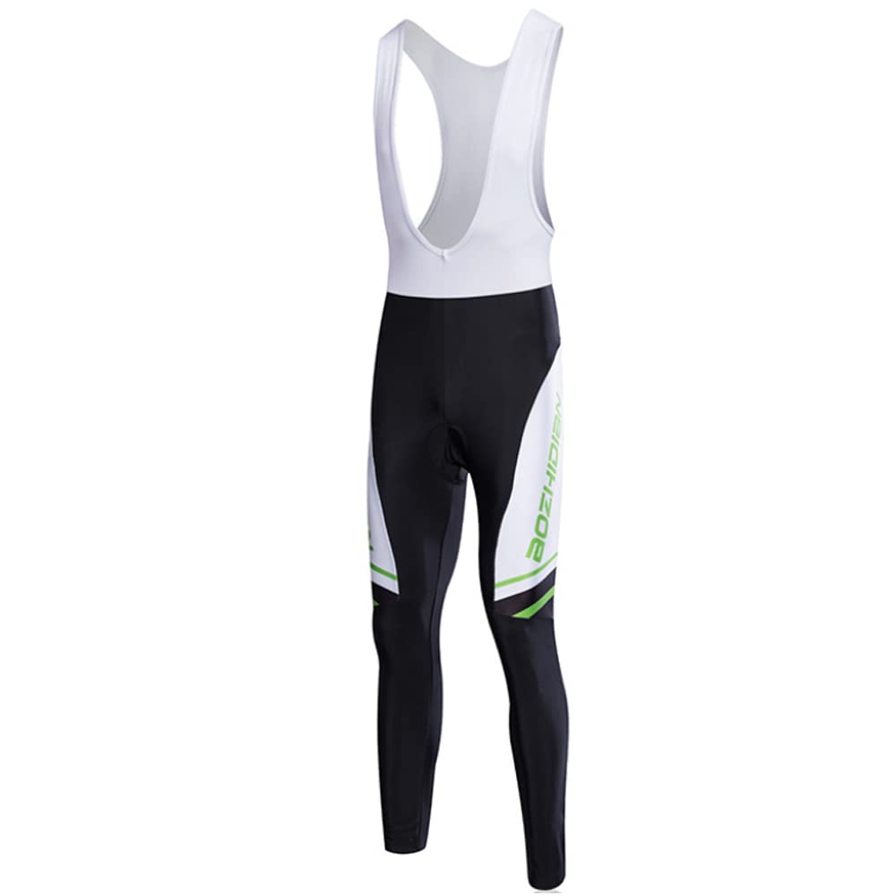 SUOTFCycling Bib Tights for Men Black White