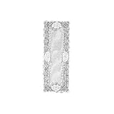 Heritage Lace Canterbury Classic 14-Inch by 36-Inch Runner, White