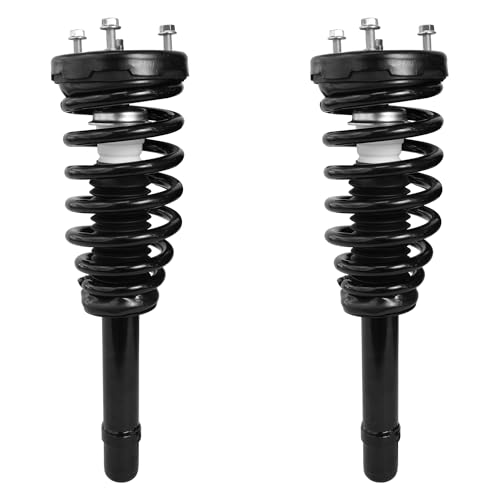 Image of Detroit Axle - Pair Front Struts for 2006-2010 Hyundai Sonata, 2006-2011 Azera, 2007 2008 2009 Struts w /Coil Springs Replacement