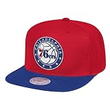 Mitchell & Ness Philadelphia 76er's Wool 2 Tone Snapback Cap