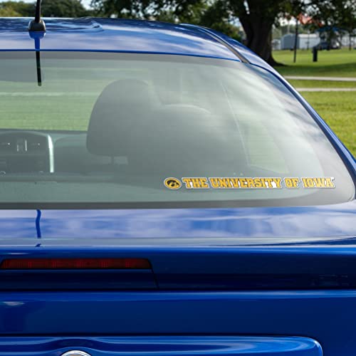 Sticker vinyle de 38cm Université Iowa NCAA durable - 6