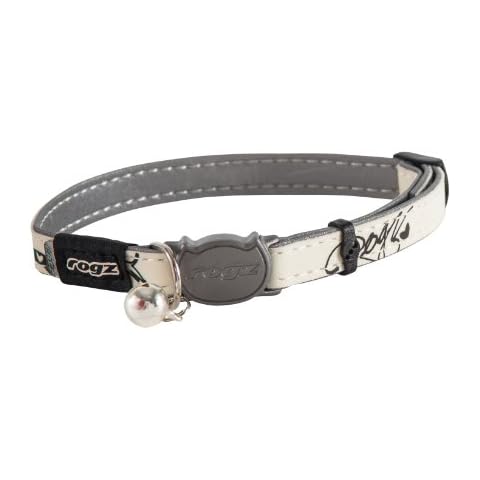 Rogz Catz GlowCat Black Collar for Small Cats Cover