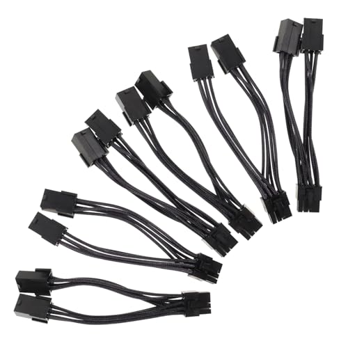 Extensión PCIe para tarjeta gráfica con conectores robustos compatibles con fuente de alimentación