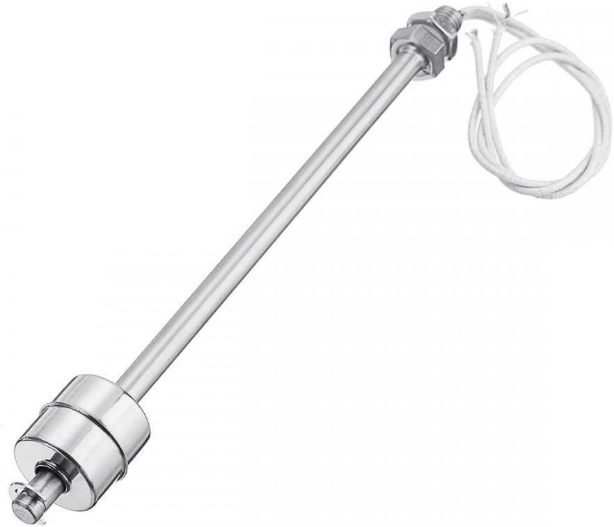 Stainless Steel Water Flow Tank Vertical Float Switch Liquid Sensor Level Controller (100MM)