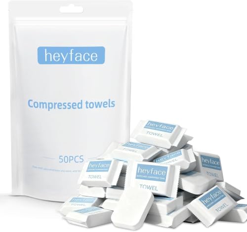 Heyface Compressed Towels Tablets for Travel...