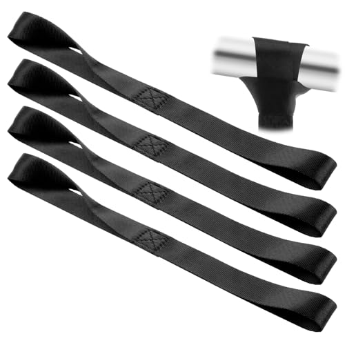 Sangles d'Arrimage Lot de 4 Boucles d'arrimage résistantes en Polyester avec Coutures renforcées, pour Le Transport, Le Camping, la Maison, l'atelier et Les activités de Plein air