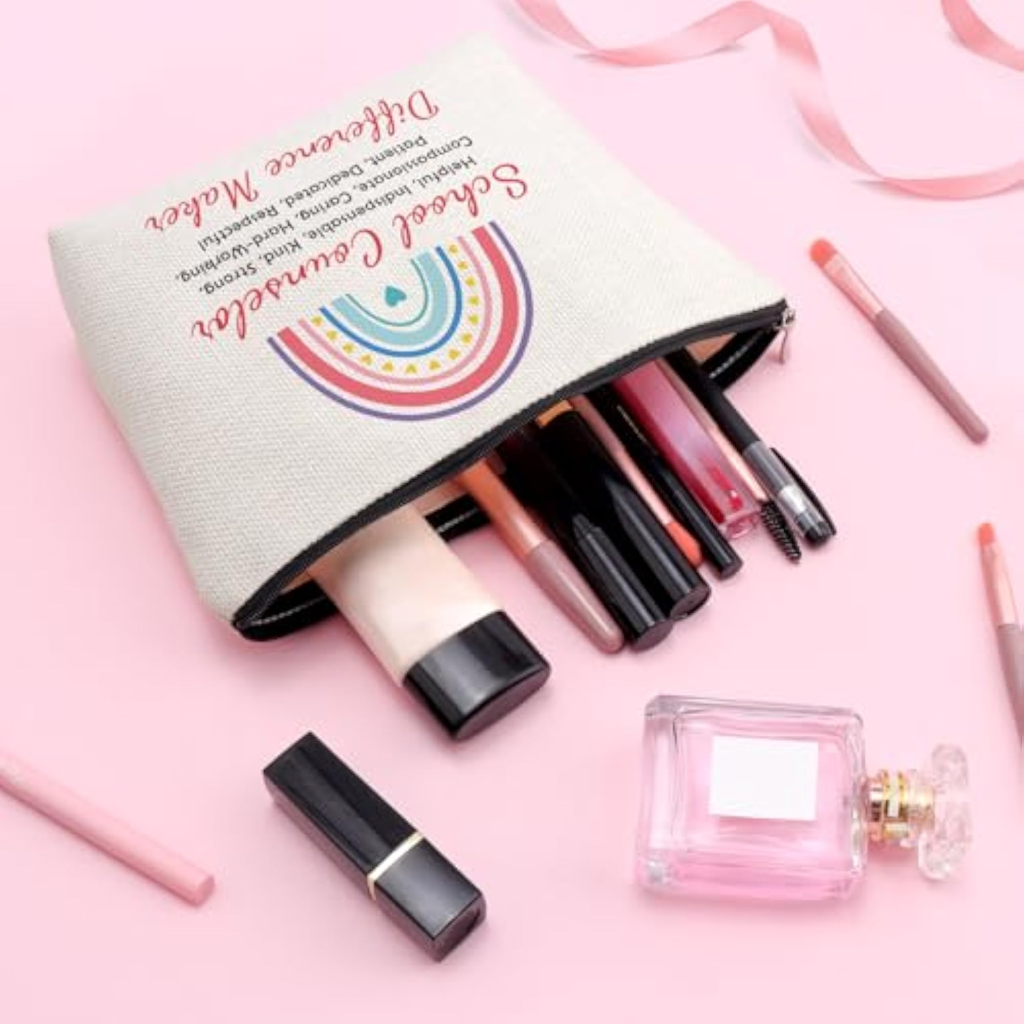 School Counselor Makeup Bag, Appreciation Gift