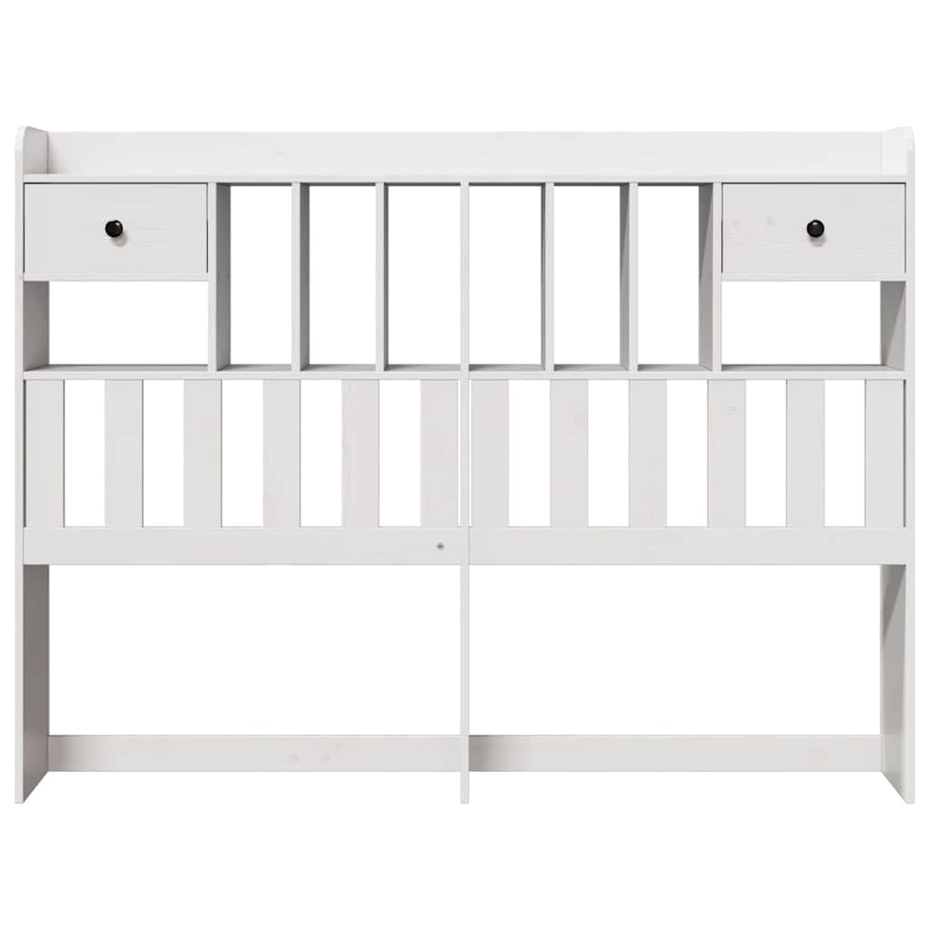vidaXL Hoofdeinde met LED 140x18,5x103,5 cm bewerkt hout gerookt eiken, hoofdbord, hoofdeinde bed, hoofdeinde, hoofdbord bed, achterwand bed, bedhoofd