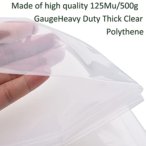 Ewonice Farm Clear Greenhouse Plastic Film Sheeting Cover, 6 Mil Uv Resistant Polyethylene Film, Hoop House Garden Green House Plant Cover Sheeting (6.5 Ft X 19.7 Ft) #TOP1