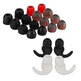 2 Paar Memory-Foam-Aufsätze (zwei Größen) sind so konzipiert, dass sie Schalllecks minimieren und die Klangausgabe maximieren, während sie gleichzeitig extremen Komfort bieten.