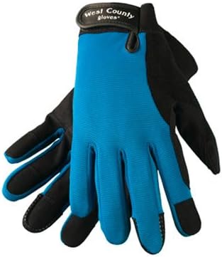 West County 019TL Men's Work Glove, Teal, Large