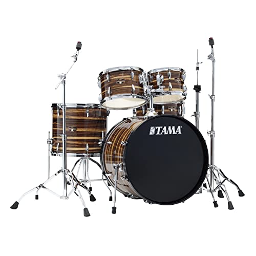 TAMA �^�} Imperialstar 22"BD�X�^���_�[�h�T�C�Y �V���o������ �ꊇ�h�����Z�b�g "�R�[�q�[�E�`�[�N�E���b�v" IP52H6-CTW