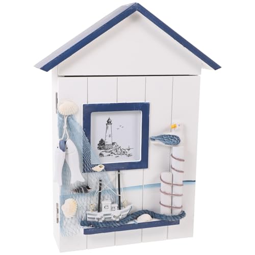 Boîte à clés décorative avec ornements créatifs pour entrée maison - 2