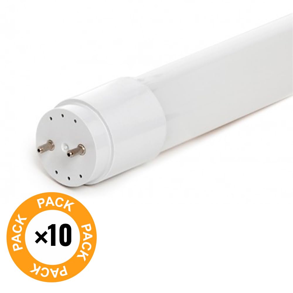 Pack 10 Tubos LED T8 18W 2520Lm 6000ºK 120Cm 40.000H [HO-T8-18WC-CW-PK10-AP] | Greenice