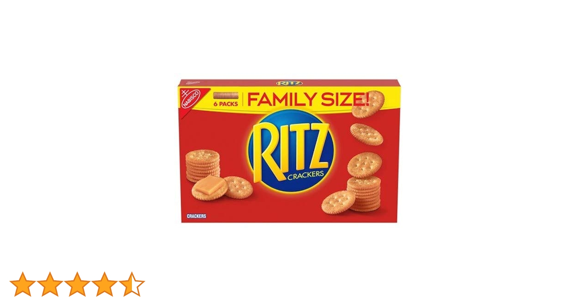 Amazon | リッツクラッカー オリジナル ファミリーサイズ 小分け6