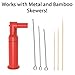 Kabob Maker for Skewers, BBQ, Grilling, Camping, Outdoors, Tailgating and Kitchen Patio Barbecue