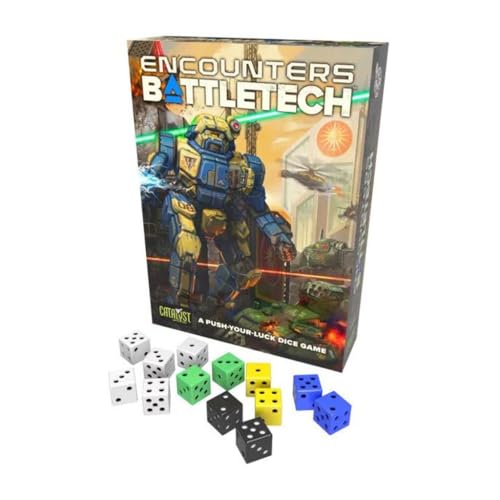 Catalyst Game Labs BattleTech | Encounters: BattleTech | A Push Your Luck Dice Game 1-8 Players | Ages 14+ | English