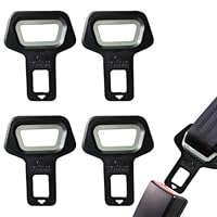 EOYVAIL Interieurleisten,4 Stück Autoteile, schwarzer Gürteladapterclip, passt auch für Flaschenöffner