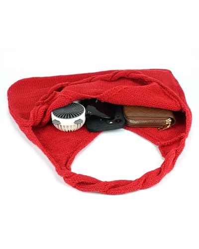 Bolso tote pequeño tejido para mujer verano miniatura 6