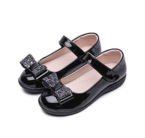 Kids Girls Ballet School Uniform Flats Shoes Ballerina Jane Mary Wedding Princess Dress2