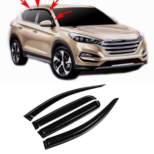 Déflecteurs de vent protection vitres pour Hyundai Tucson - 4
