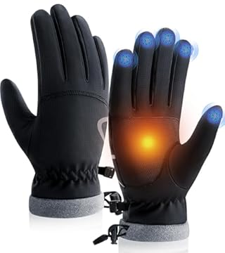 heated jacket with gloves