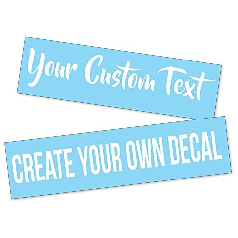 Design Your Own Custom Decal Text Name Sticker Compatible with Tumbler Cup, Laptop, RV, Cars, Trucks, Phones, Boats, Helmets, Bottles, Cars and Vehicles (Glitter Colors Available) Cover