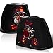 SPEC-D TUNING Black Halo LED Headlights + Glossy Black Smoke Tail Lights Compatible with 1999-2005 Volkswagen Jetta Bora Mk4 Left + Right Pair Headlamps Assembly