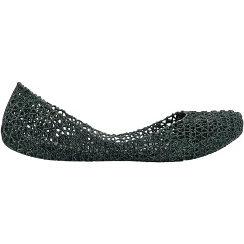 Melissa Campana Papel 20, Ballerine da Donna con Punta Chiusa, Verde, 36 EU