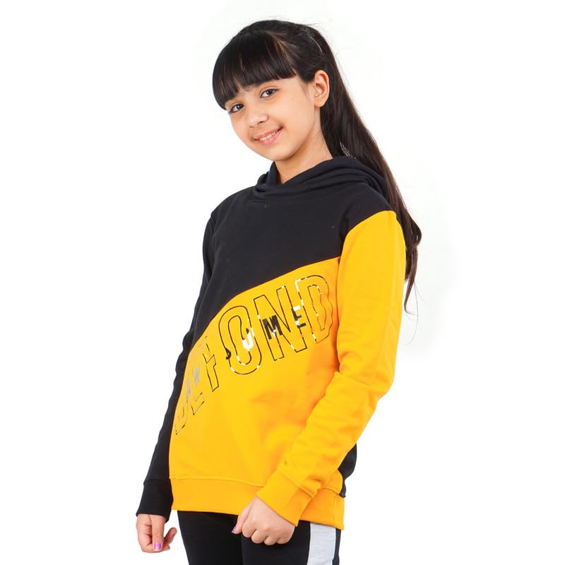 Image of Real Basics Girls Cotton Hooded Sweatshirt (Pack of 1)