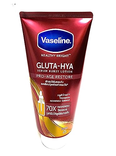 Vaseline Healthy Bright Gluta Hya Serum Burst Lotion Pro-Age Restore 300 Ml