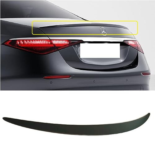 2021-2026 Gloss Black Rear Spoiler Wing for Mercedes Benz S Class W223 S500 S580 S580e 4Matic Trunk Lid Duckbill 2022 2023 2024 2025