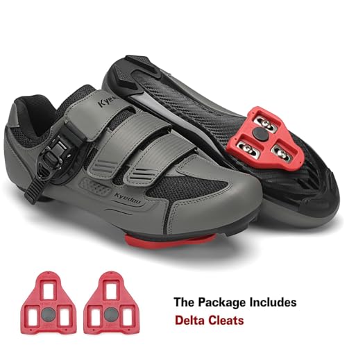 Image of Unisex Cycling Shoes Compatible with Peloton Bike Shoes Indoor Clip in Peleton Road Bike Riding Racing Biking Shoes with Delta Cleats for Mens Womens Indoor Outdoor Bike Pedal