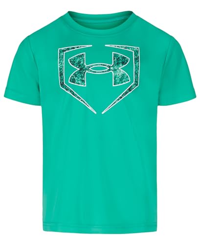 Image of Under Armour Boys' Short Sleeve Core Graphic T-Shirt, Lightweight & Breathable, Relaxed Fit