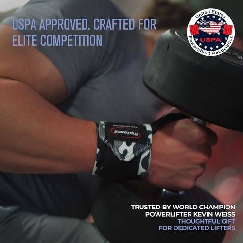 image for Rip Toned Wrist Wraps for Weightlifting – USPA & USAPL Approved 18