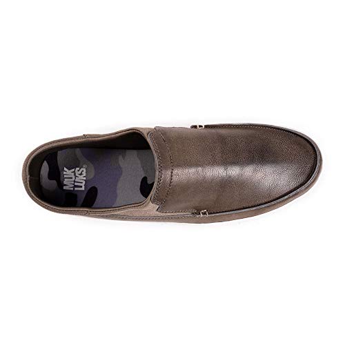 MUK LUKS Men Park Place Sneaker-Grey, Mocassino