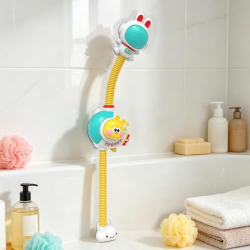 Juguete de ducha para niños con ventosa eléctrica interactiva de dibujos animados 2