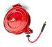 TEKTON 50-Foot x 3/8-Inch I.D. Auto Rewind Air Hose Reel (250 PSI) | 46845