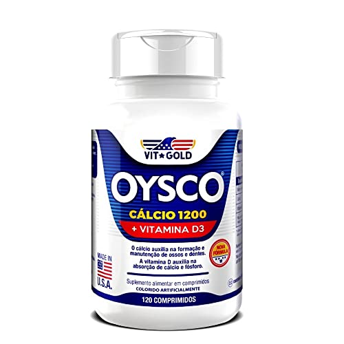 Oysco Cálcio 1200 mg + Vitamina D3 120 comprimidos