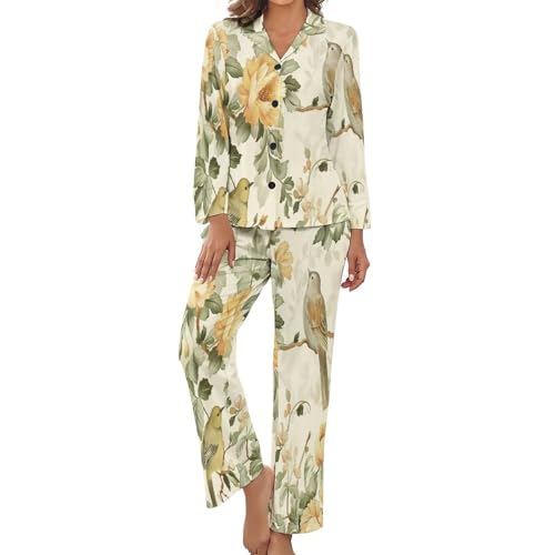 Pyjama grande taille boutonné pour femme : le confort anti-serrage pour des nuits fraîches