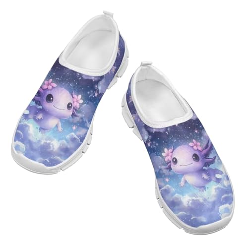 Girls Tennis Shoes Little Kids Slip On Sneakers Trendy Pattern Shoes3