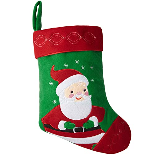 TecTake dressforfun Botte de Saint Nicolas avec motif de Père Noël